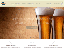 Tablet Screenshot of cervecisima.com